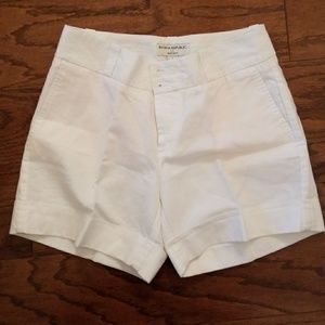 Banana Republic White Linen Shorts